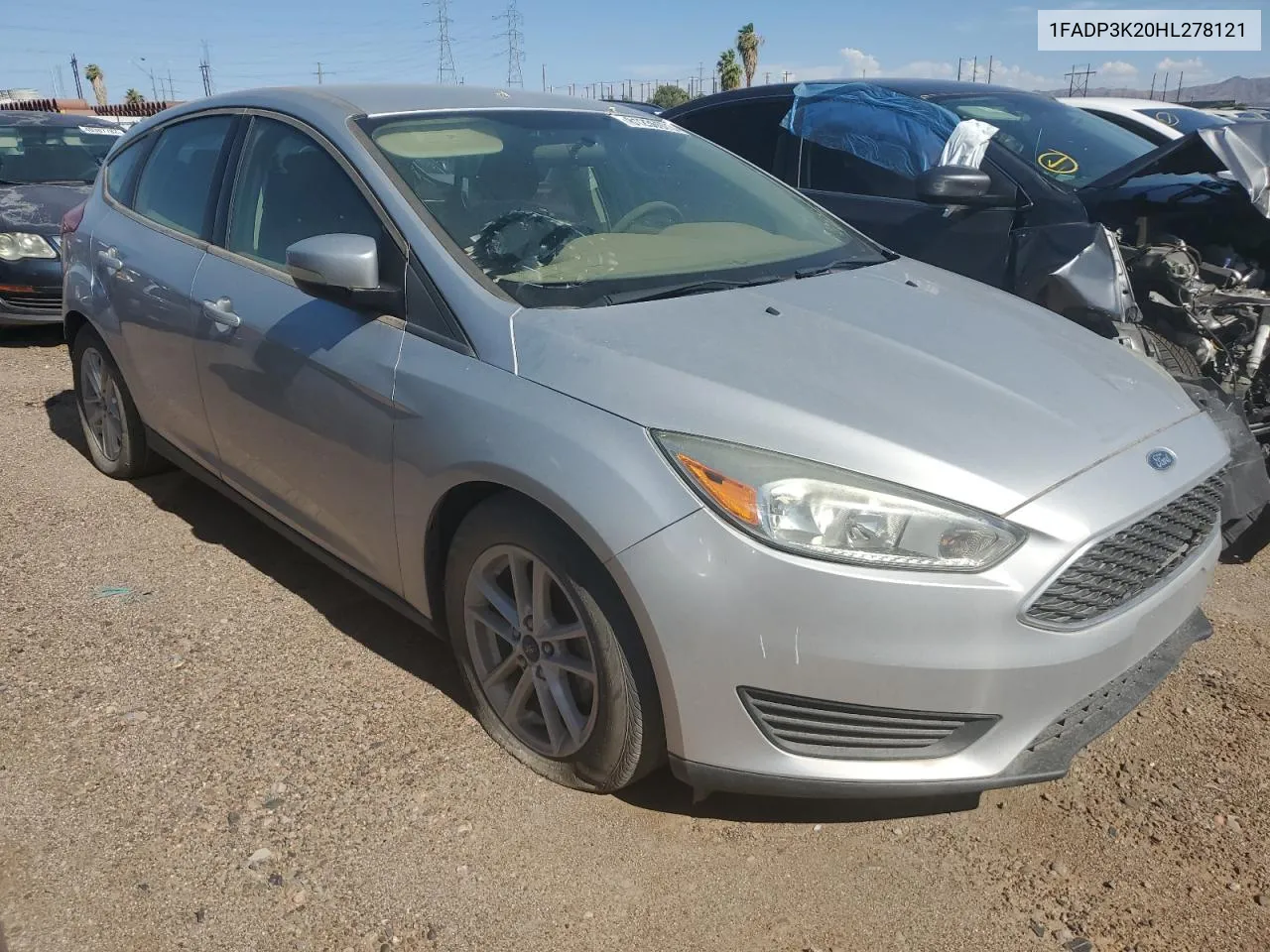 2017 Ford Focus Se VIN: 1FADP3K20HL278121 Lot: 81236973