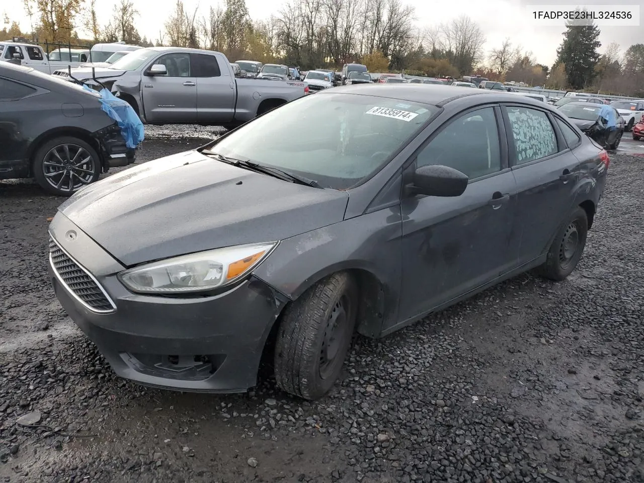 2017 Ford Focus S VIN: 1FADP3E23HL324536 Lot: 81335914