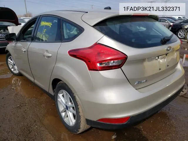 1FADP3K21JL332371 2018 Ford Focus Se