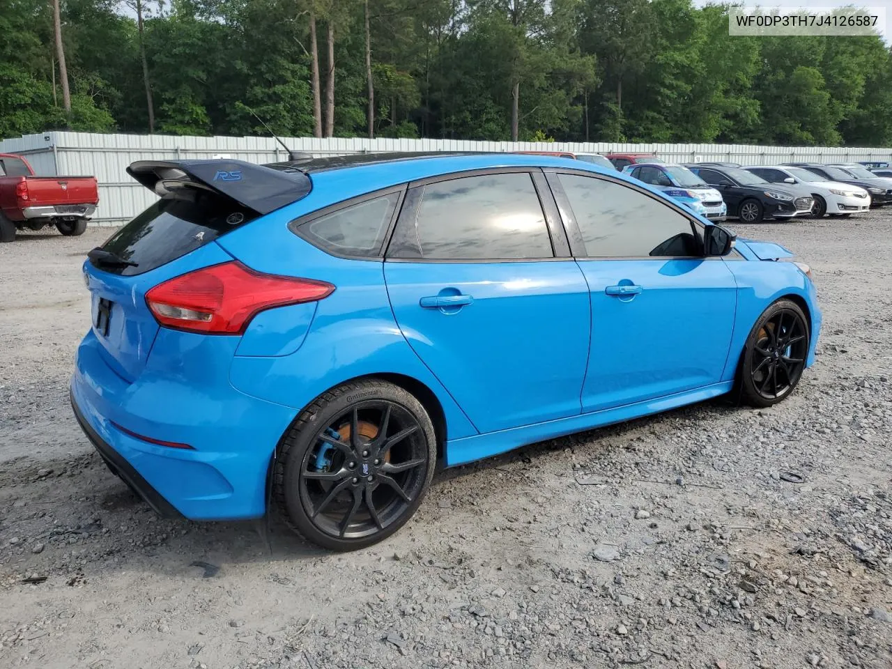 2018 Ford Focus Rs VIN: WF0DP3TH7J4126587 Lot: 53620574