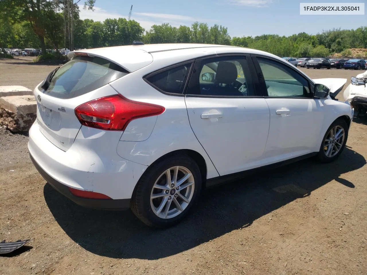 2018 Ford Focus Se VIN: 1FADP3K2XJL305041 Lot: 57100064