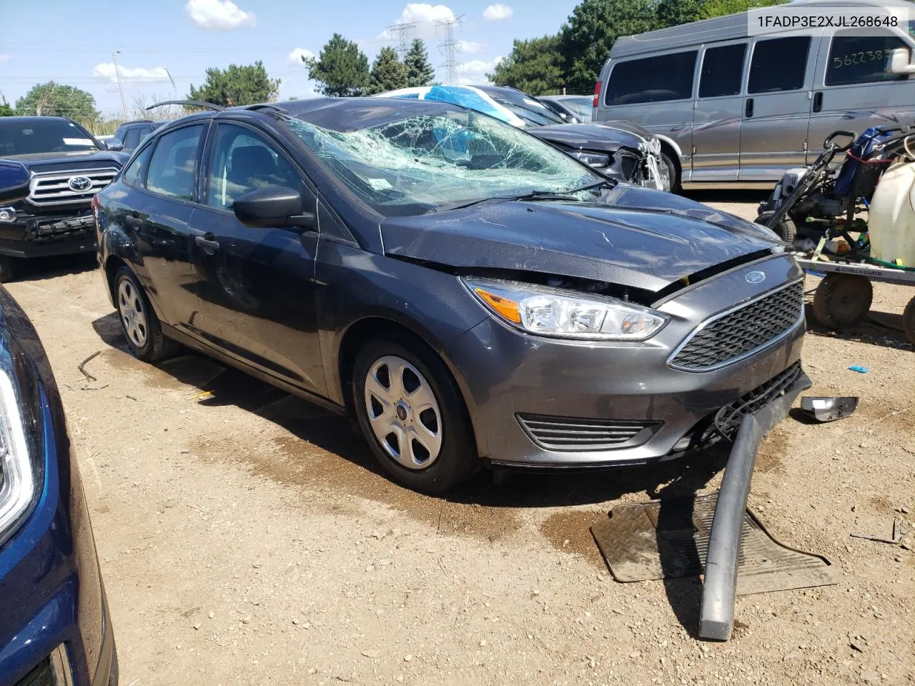 1FADP3E2XJL268648 2018 Ford Focus S