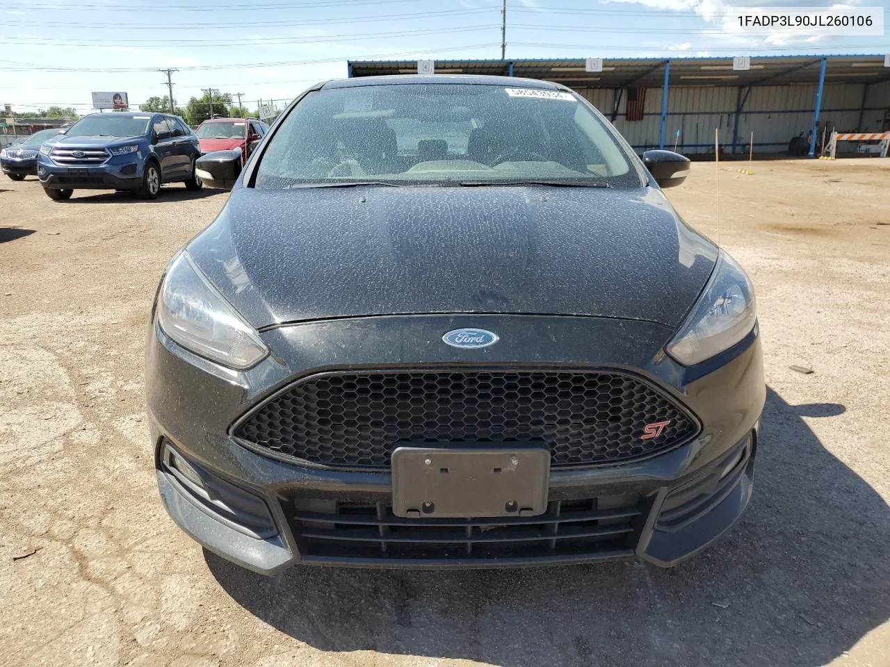 2018 Ford Focus St VIN: 1FADP3L90JL260106 Lot: 58543934