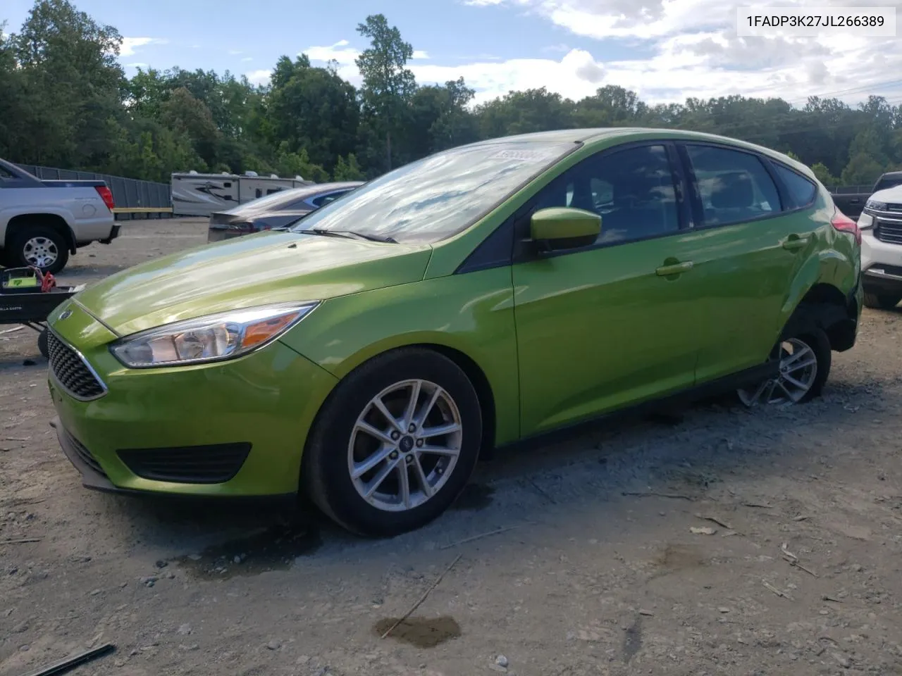 1FADP3K27JL266389 2018 Ford Focus Se