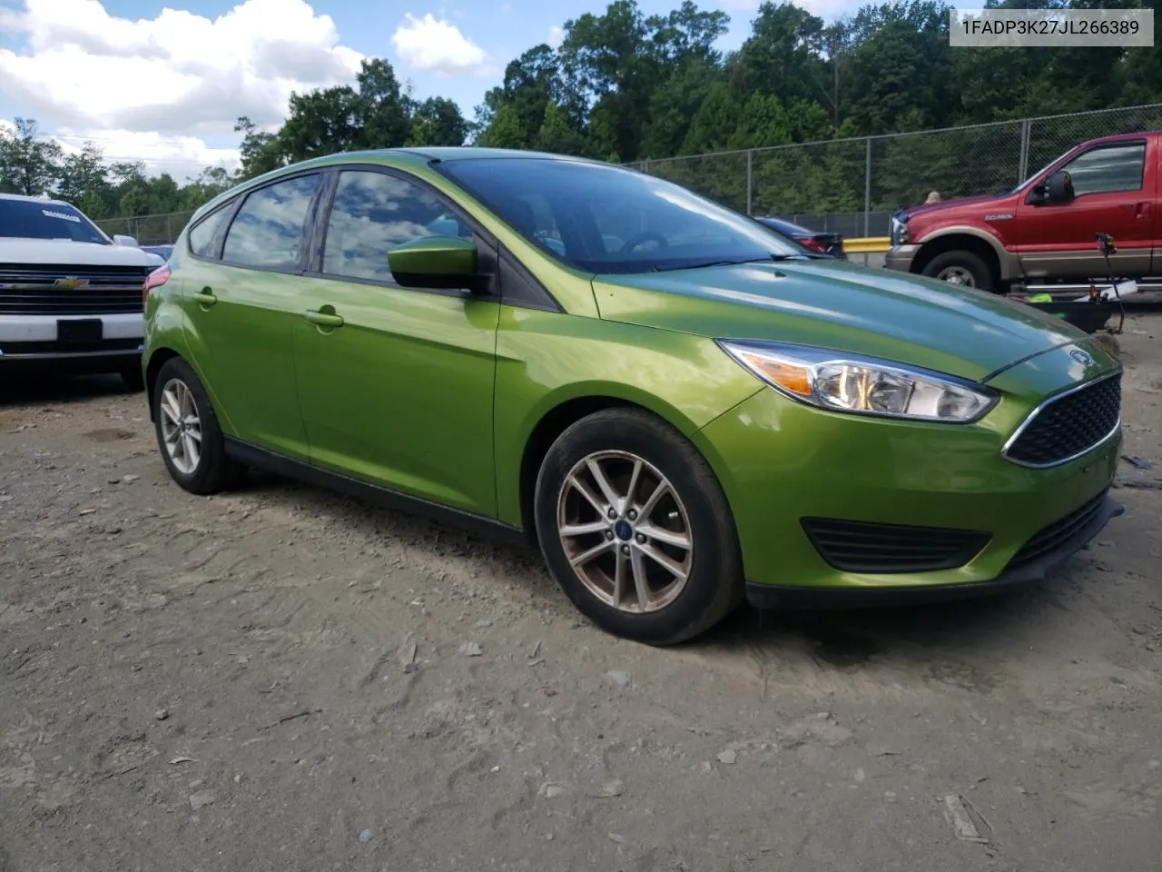 2018 Ford Focus Se VIN: 1FADP3K27JL266389 Lot: 59658084