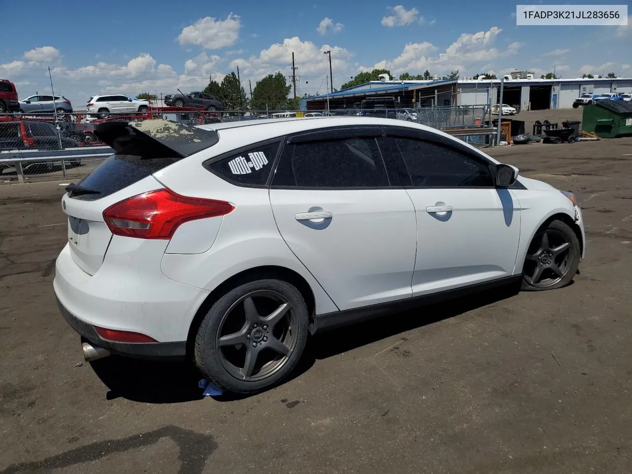 2018 Ford Focus Se VIN: 1FADP3K21JL283656 Lot: 60142214