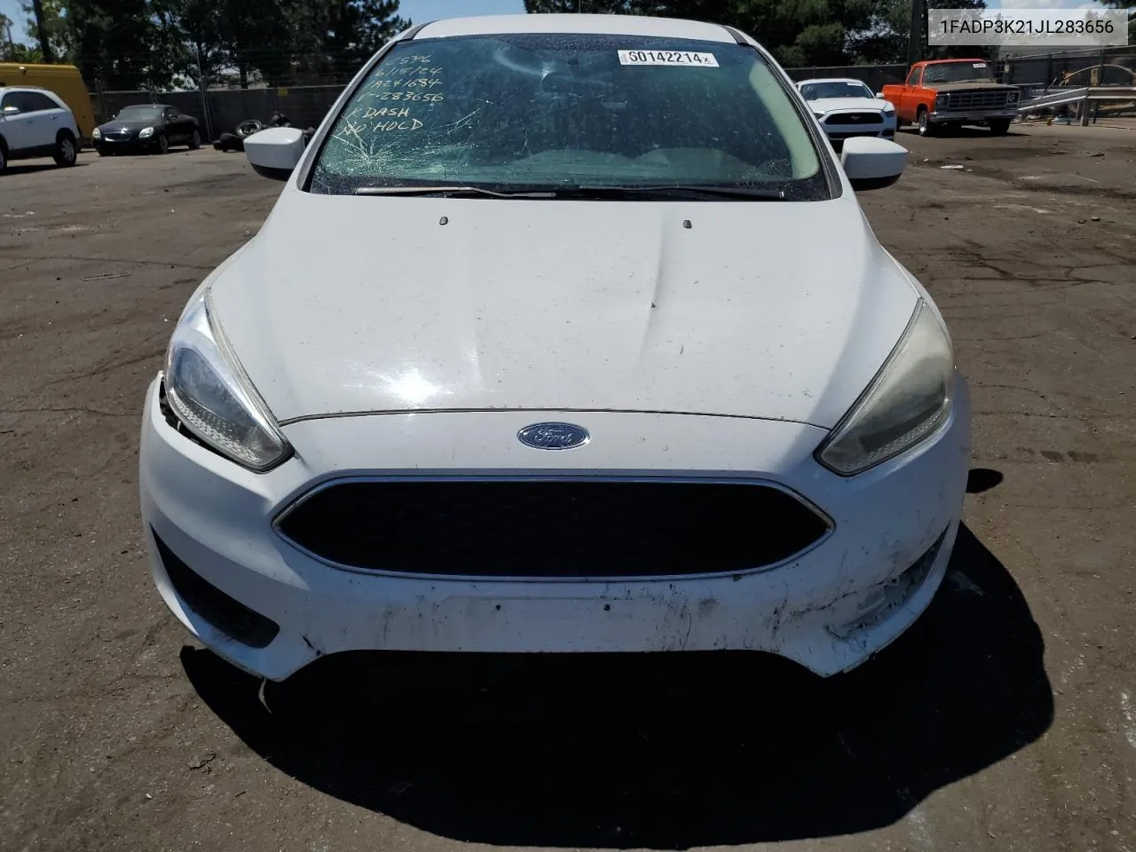 2018 Ford Focus Se VIN: 1FADP3K21JL283656 Lot: 60142214