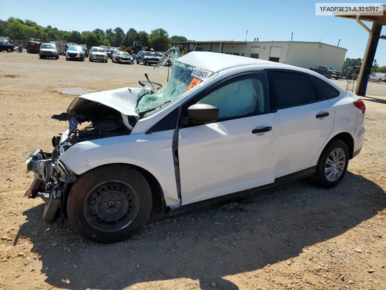 2018 Ford Focus S VIN: 1FADP3E21JL325397 Lot: 61058424