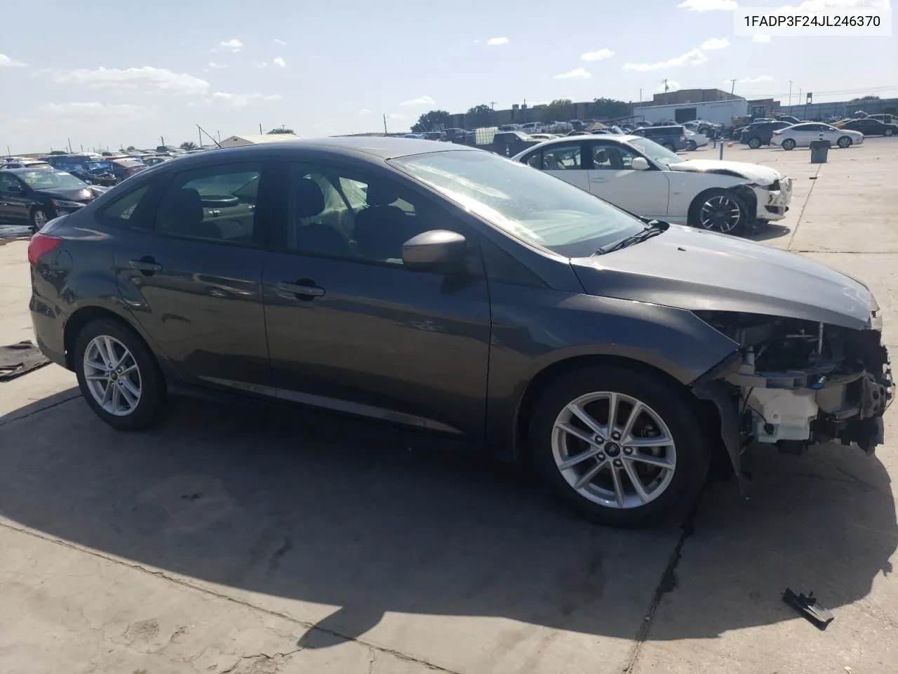 2018 Ford Focus Se VIN: 1FADP3F24JL246370 Lot: 61401164