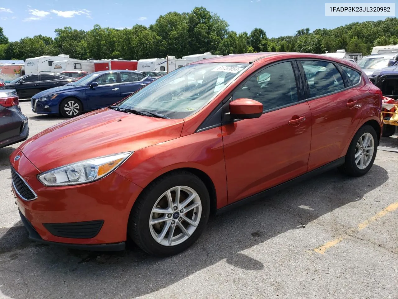 2018 Ford Focus Se VIN: 1FADP3K23JL320982 Lot: 61757654