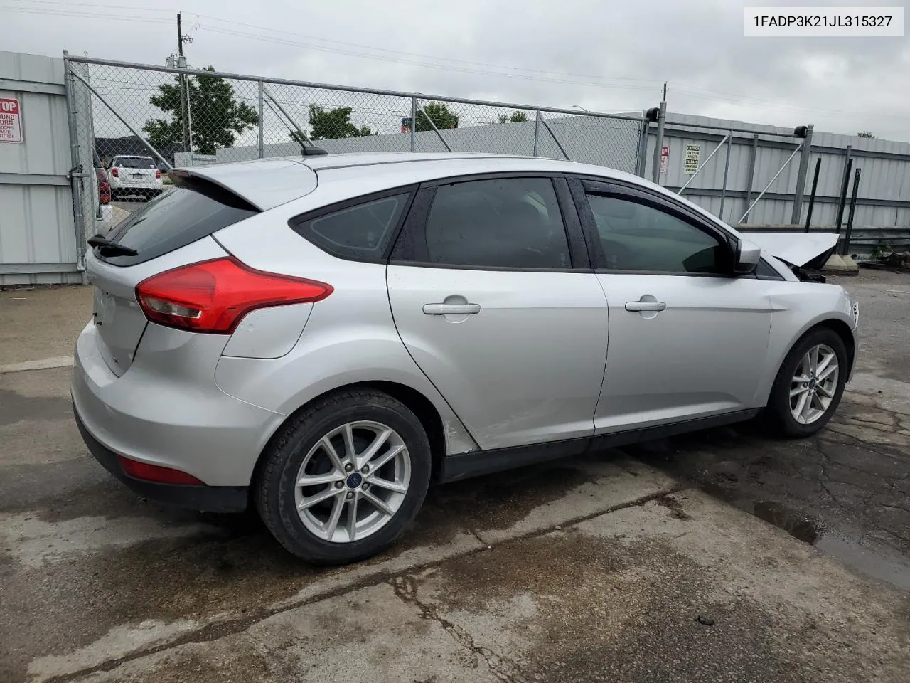 2018 Ford Focus Se VIN: 1FADP3K21JL315327 Lot: 62226524