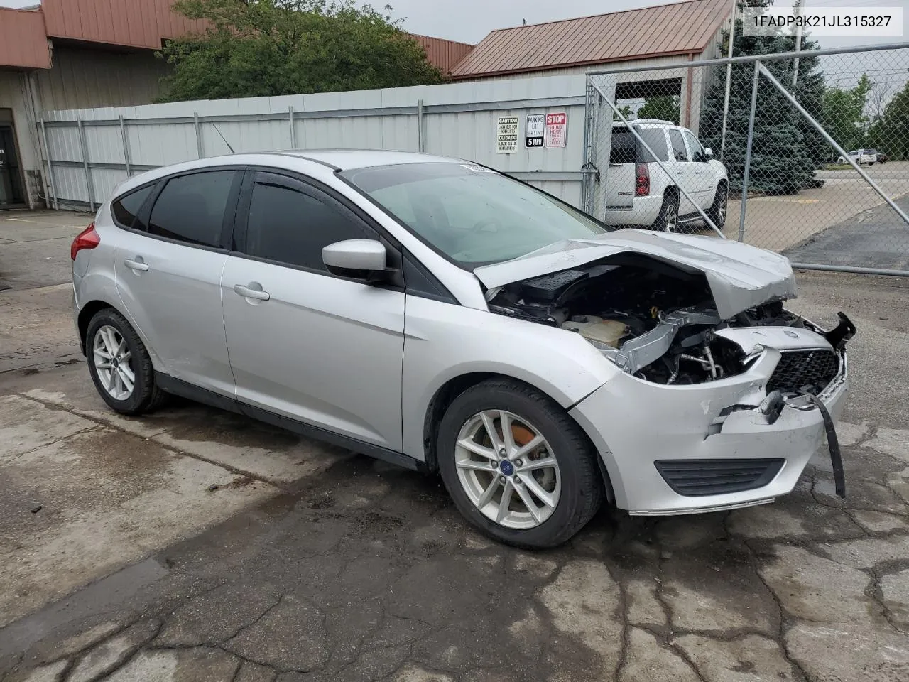 2018 Ford Focus Se VIN: 1FADP3K21JL315327 Lot: 62226524