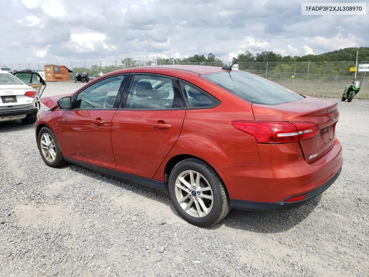 2018 Ford Focus Se VIN: 1FADP3F2XJL308970 Lot: 62425434