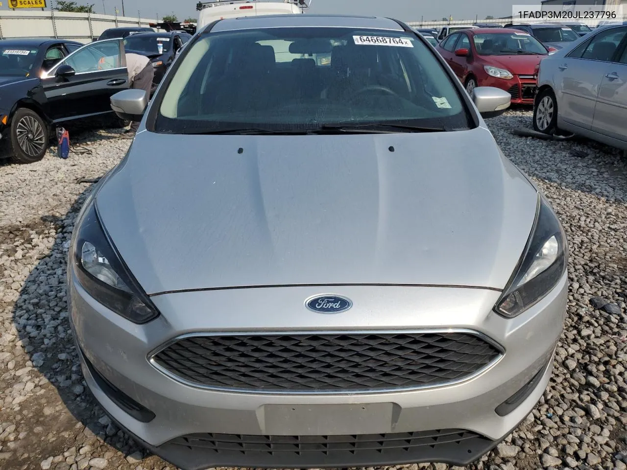 2018 Ford Focus Sel VIN: 1FADP3M20JL237796 Lot: 64668764