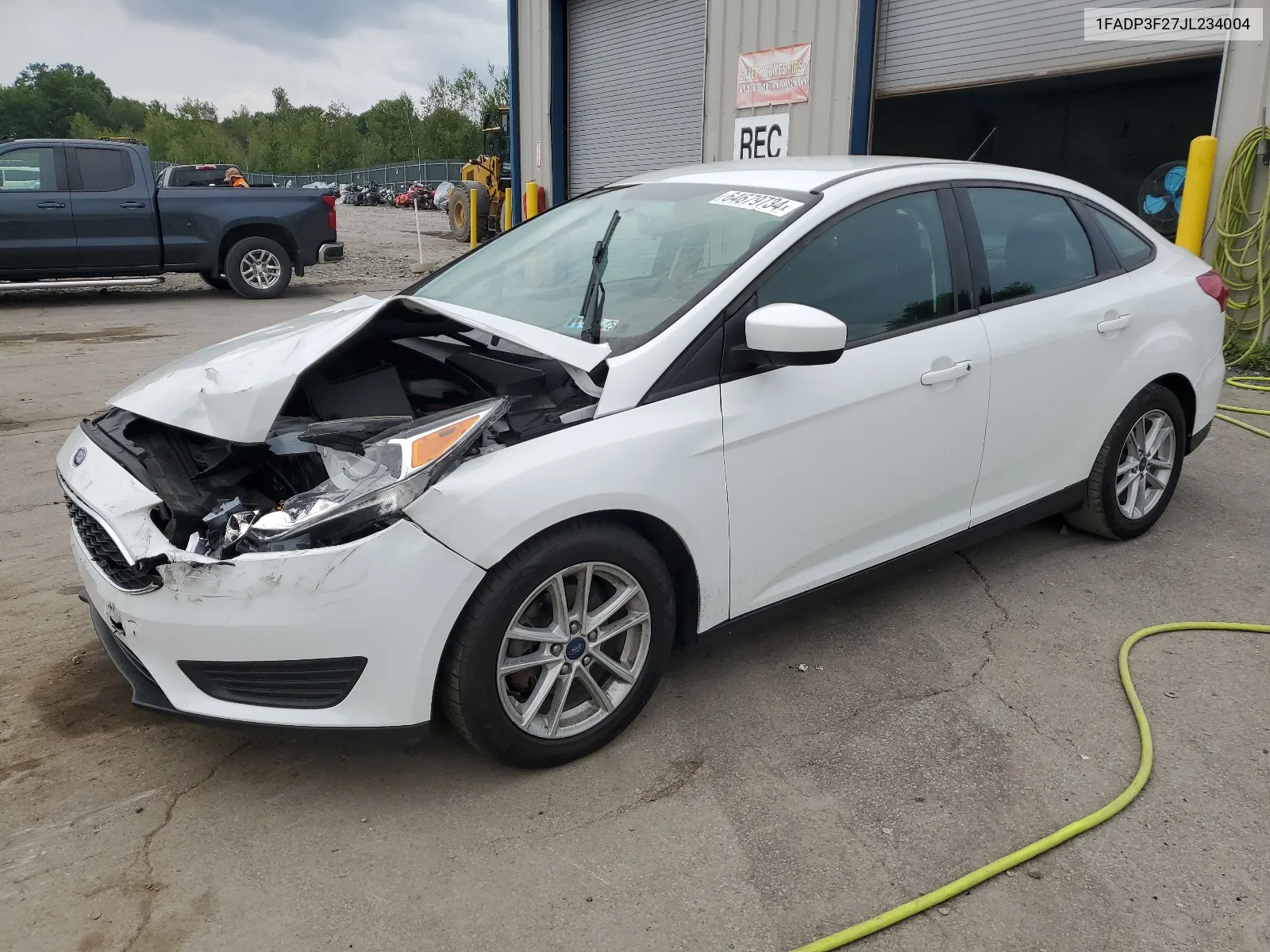 2018 Ford Focus Se VIN: 1FADP3F27JL234004 Lot: 64679734