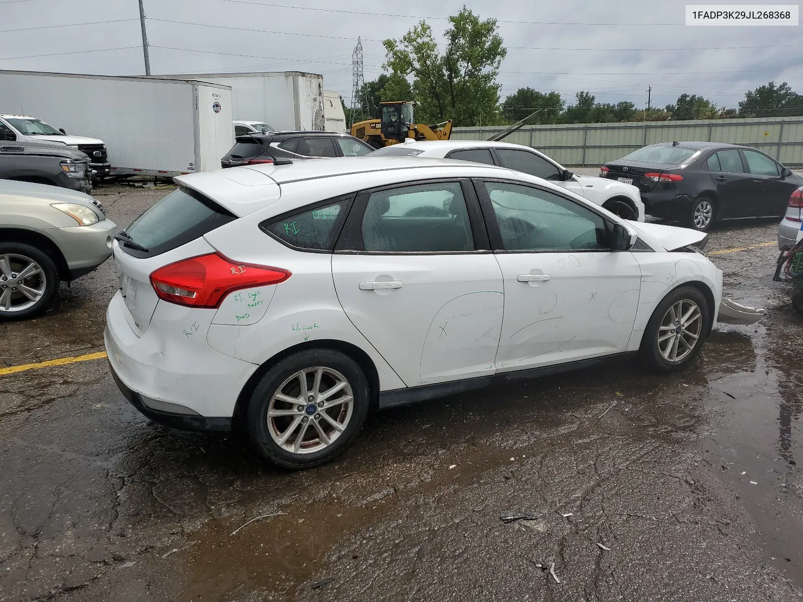 2018 Ford Focus Se VIN: 1FADP3K29JL268368 Lot: 65533254