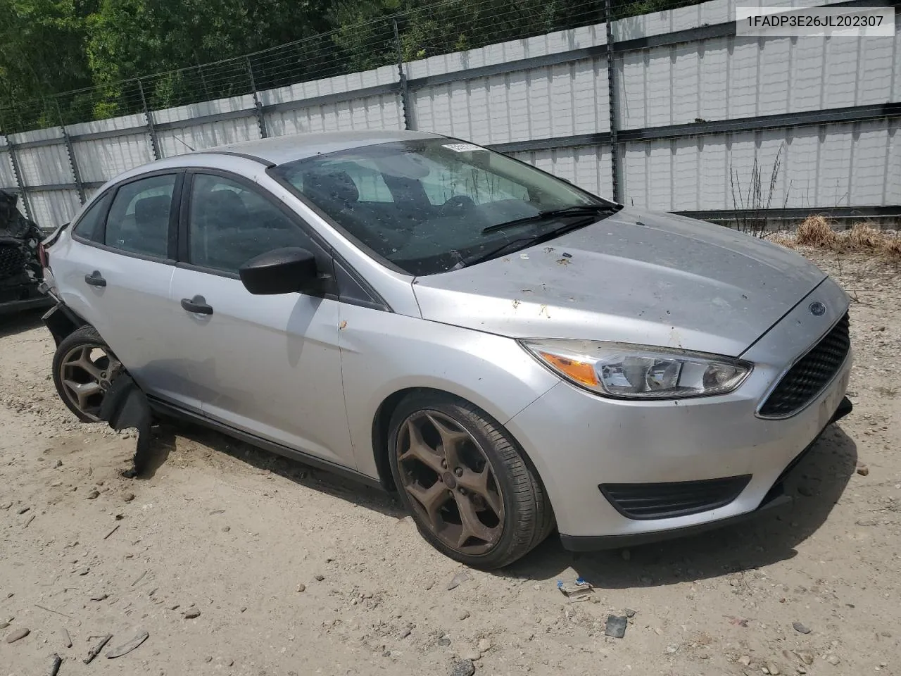 2018 Ford Focus S VIN: 1FADP3E26JL202307 Lot: 65591734