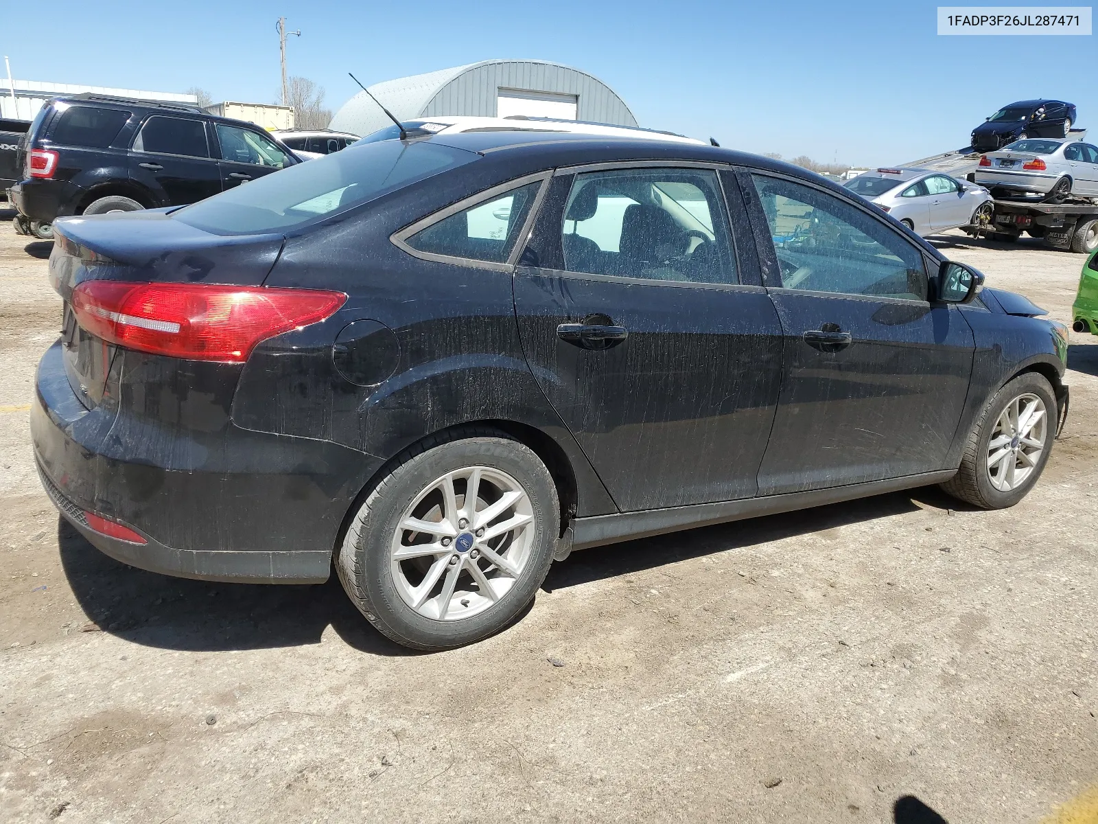 2018 Ford Focus Se VIN: 1FADP3F26JL287471 Lot: 65831314