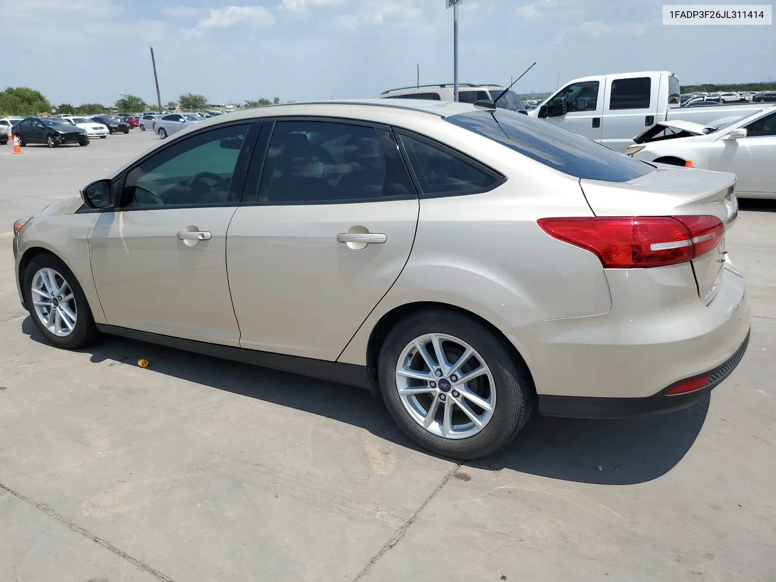 2018 Ford Focus Se VIN: 1FADP3F26JL311414 Lot: 65960934