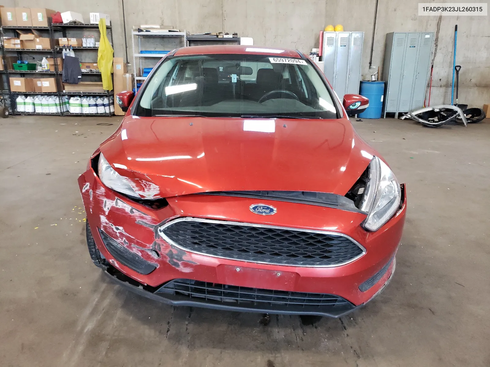 1FADP3K23JL260315 2018 Ford Focus Se