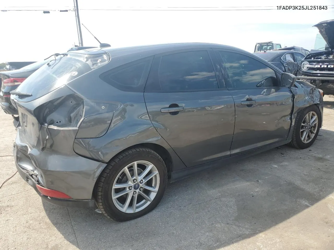 2018 Ford Focus Se VIN: 1FADP3K25JL251843 Lot: 67320794