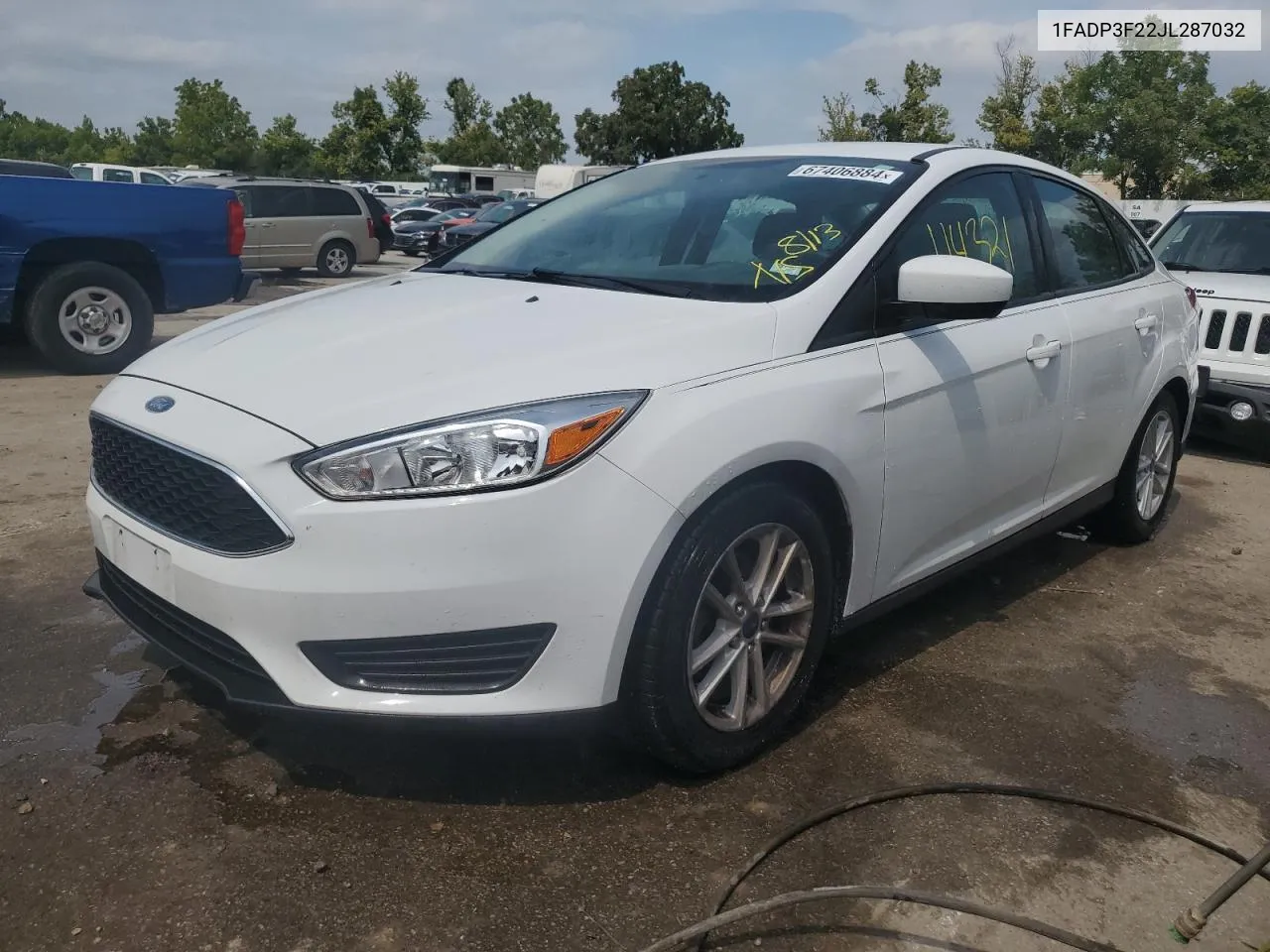 2018 Ford Focus Se VIN: 1FADP3F22JL287032 Lot: 67406884