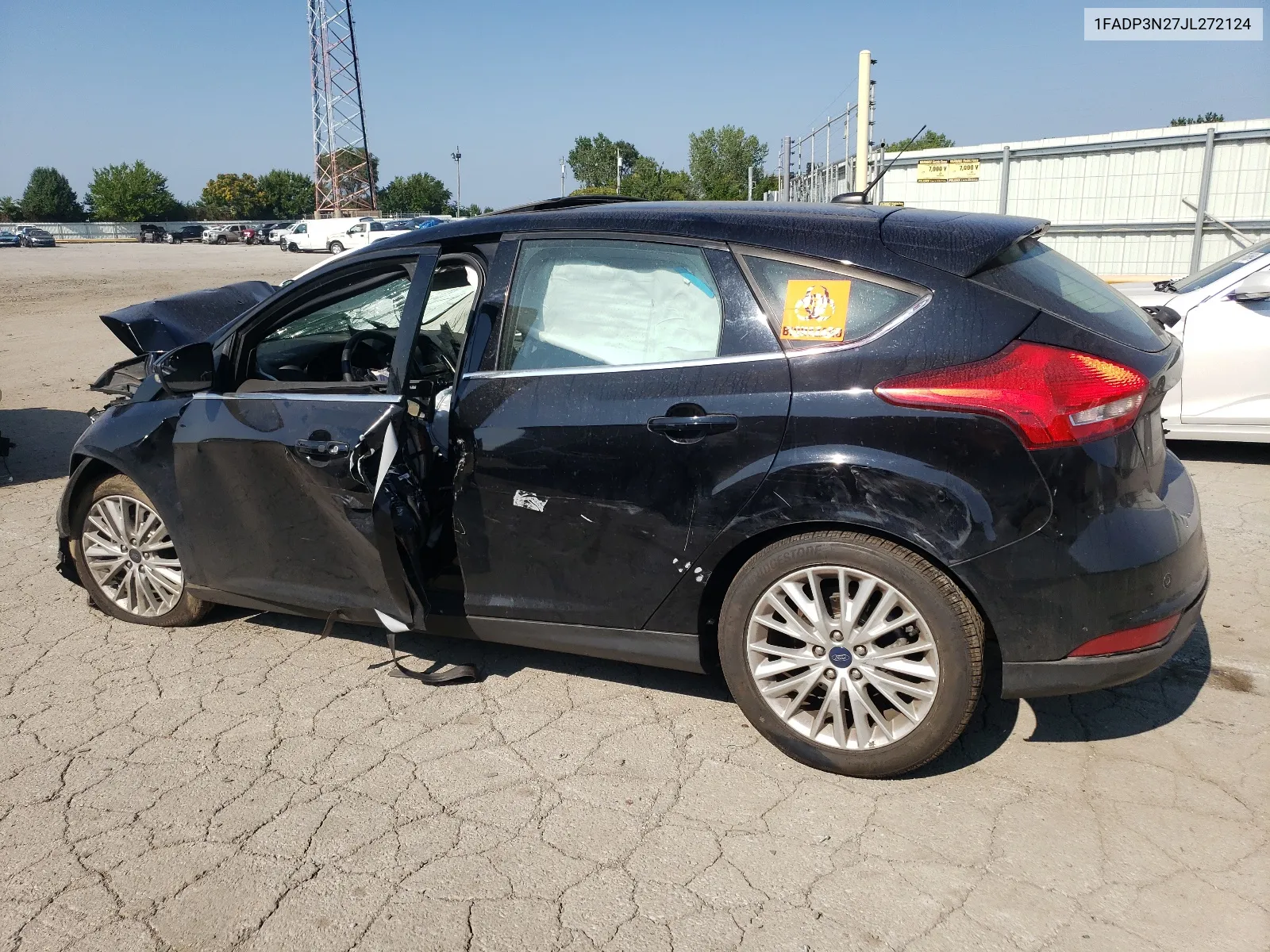 2018 Ford Focus Titanium VIN: 1FADP3N27JL272124 Lot: 67415524