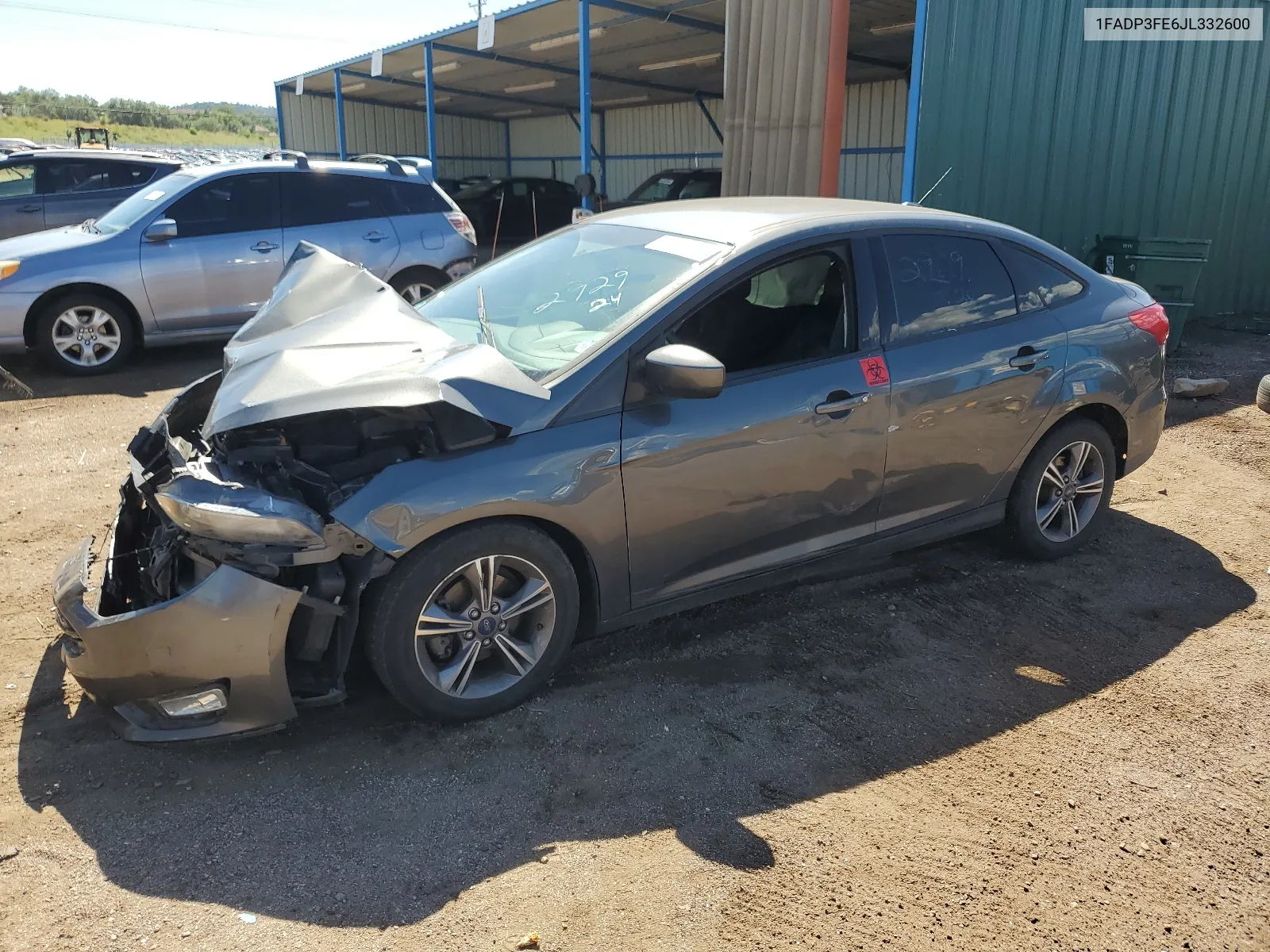 2018 Ford Focus Se VIN: 1FADP3FE6JL332600 Lot: 67601954