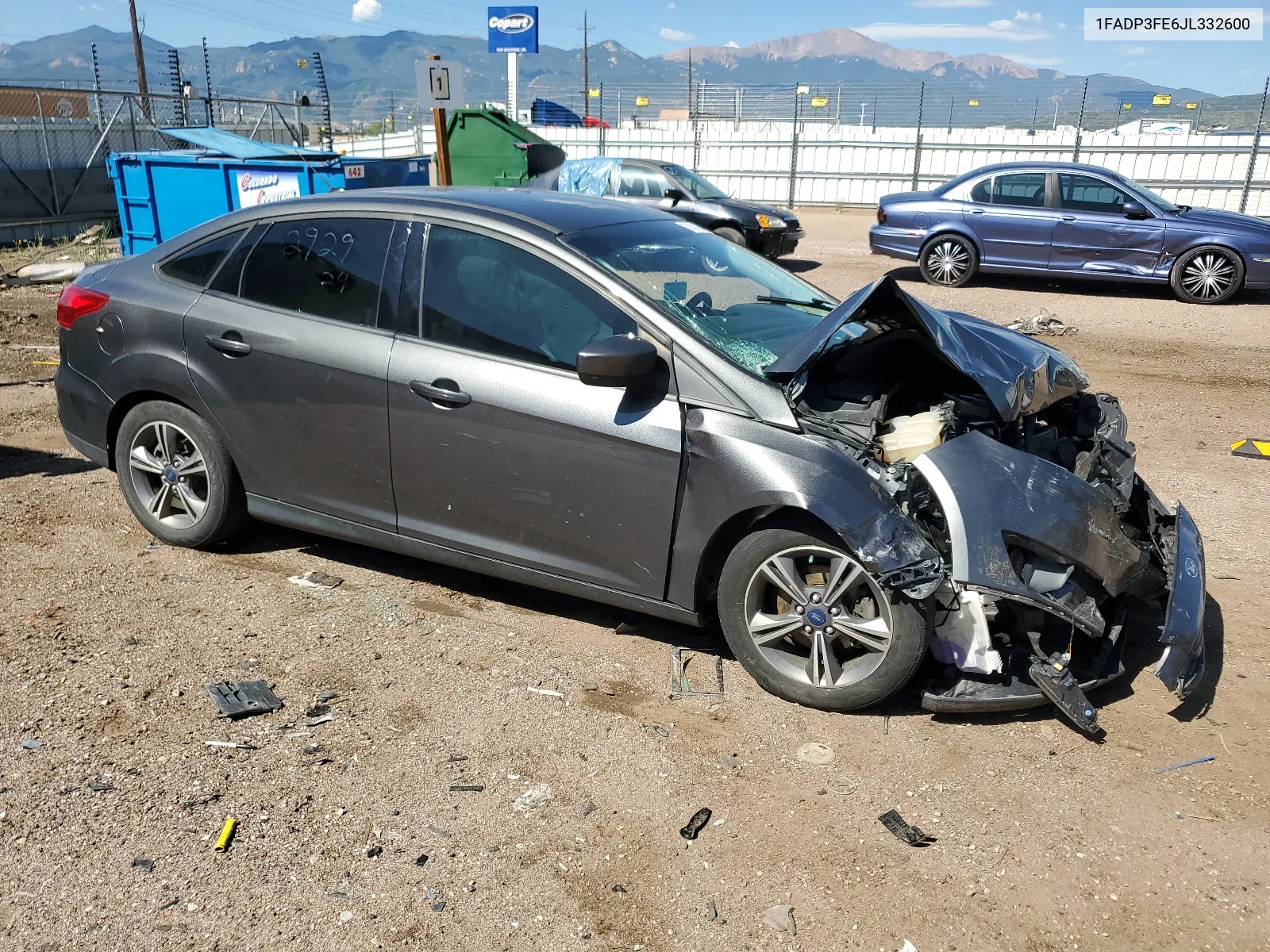 2018 Ford Focus Se VIN: 1FADP3FE6JL332600 Lot: 67601954