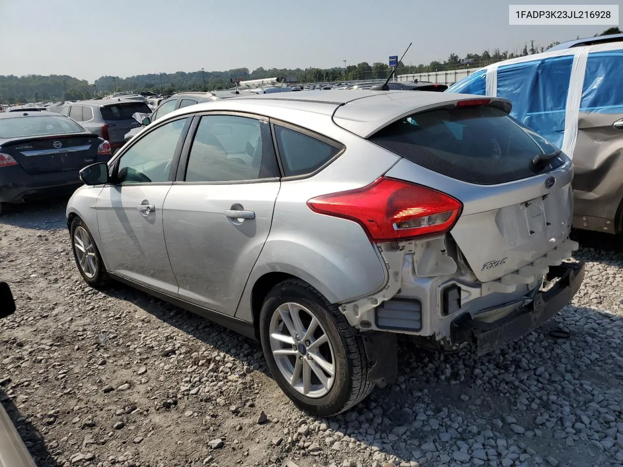 2018 Ford Focus Se VIN: 1FADP3K23JL216928 Lot: 67711334