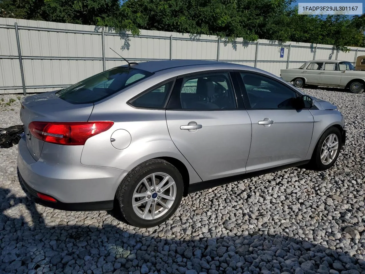 2018 Ford Focus Se VIN: 1FADP3F29JL301167 Lot: 68450874