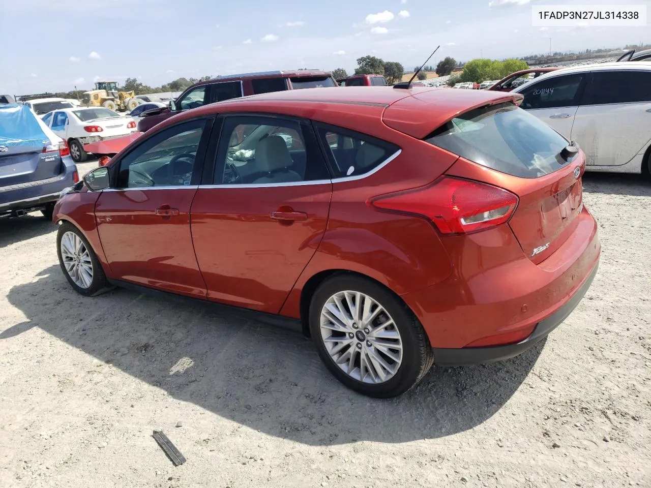 1FADP3N27JL314338 2018 Ford Focus Titanium