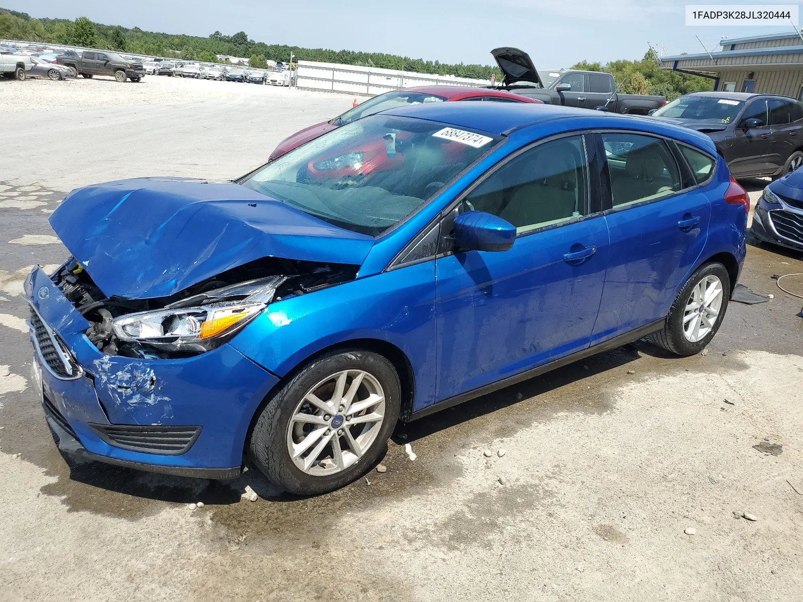 2018 Ford Focus Se VIN: 1FADP3K28JL320444 Lot: 68847374