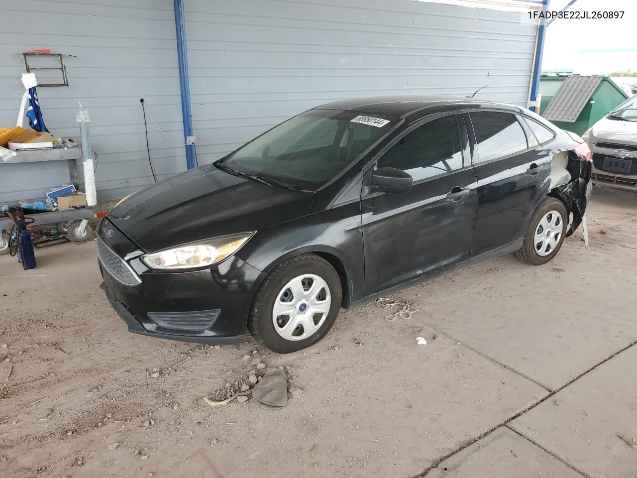 2018 Ford Focus S VIN: 1FADP3E22JL260897 Lot: 68950144