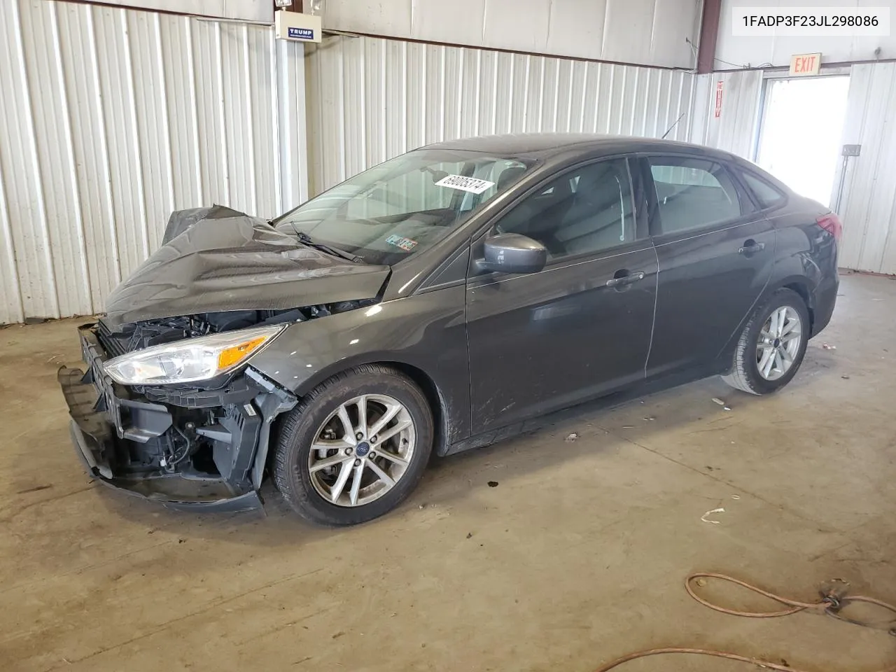 2018 Ford Focus Se VIN: 1FADP3F23JL298086 Lot: 69005374