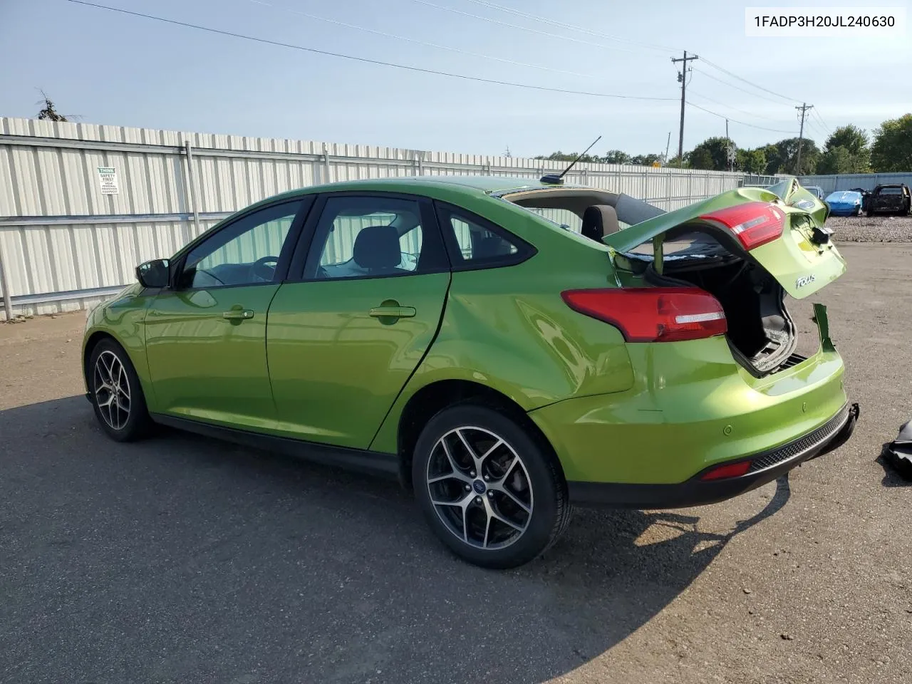 2018 Ford Focus Sel VIN: 1FADP3H20JL240630 Lot: 69646134