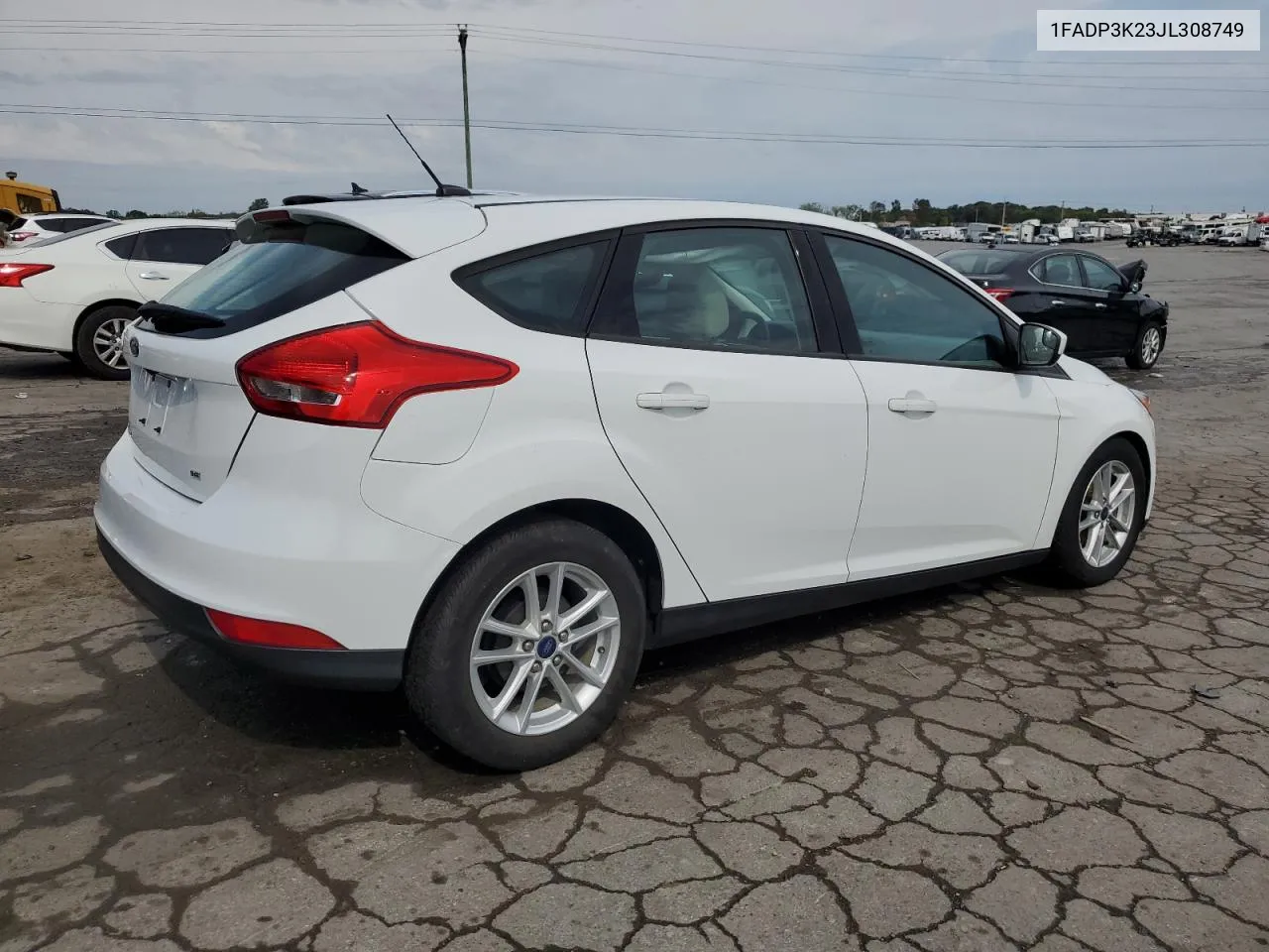 2018 Ford Focus Se VIN: 1FADP3K23JL308749 Lot: 69793834