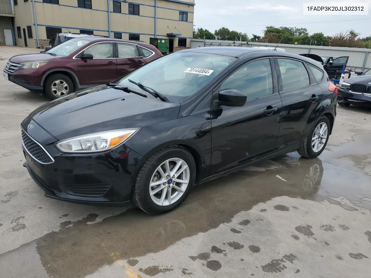 2018 Ford Focus Se VIN: 1FADP3K20JL302312 Lot: 70144084