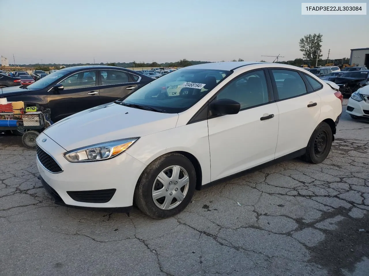 2018 Ford Focus S VIN: 1FADP3E22JL303084 Lot: 70468194