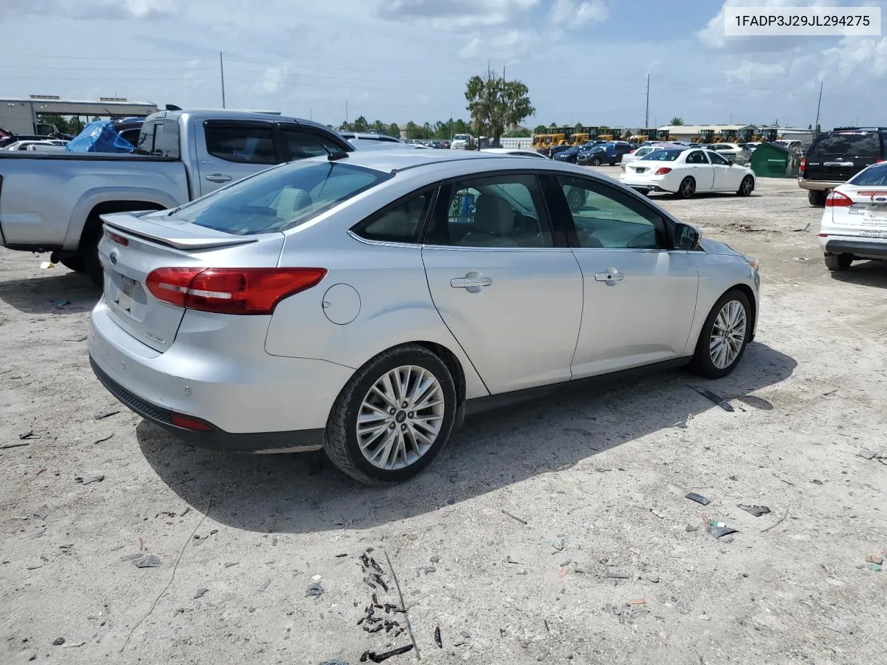 2018 Ford Focus Titanium VIN: 1FADP3J29JL294275 Lot: 70482174