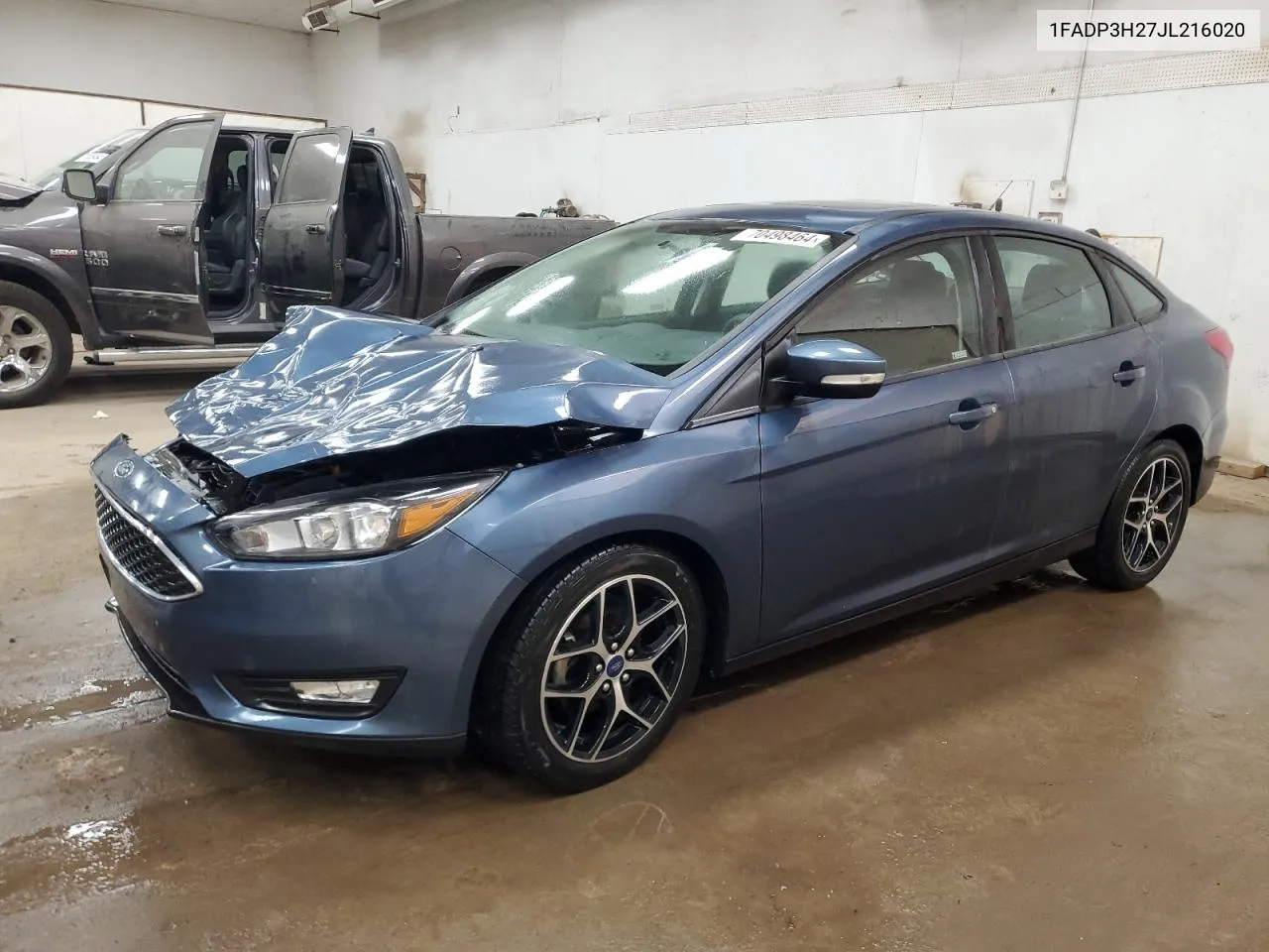 2018 Ford Focus Sel VIN: 1FADP3H27JL216020 Lot: 70498464