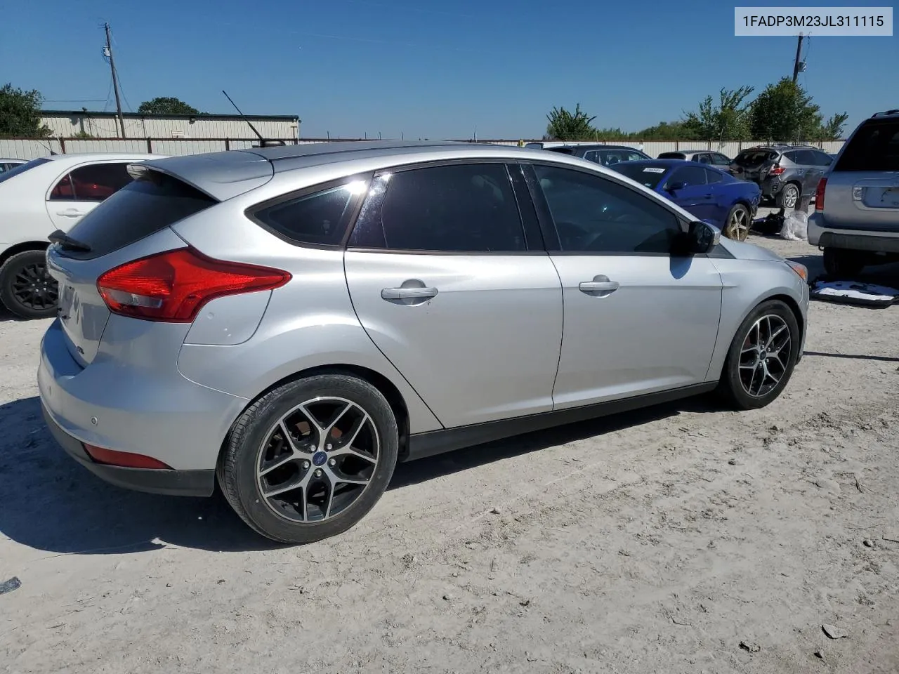 2018 Ford Focus Sel VIN: 1FADP3M23JL311115 Lot: 70674844