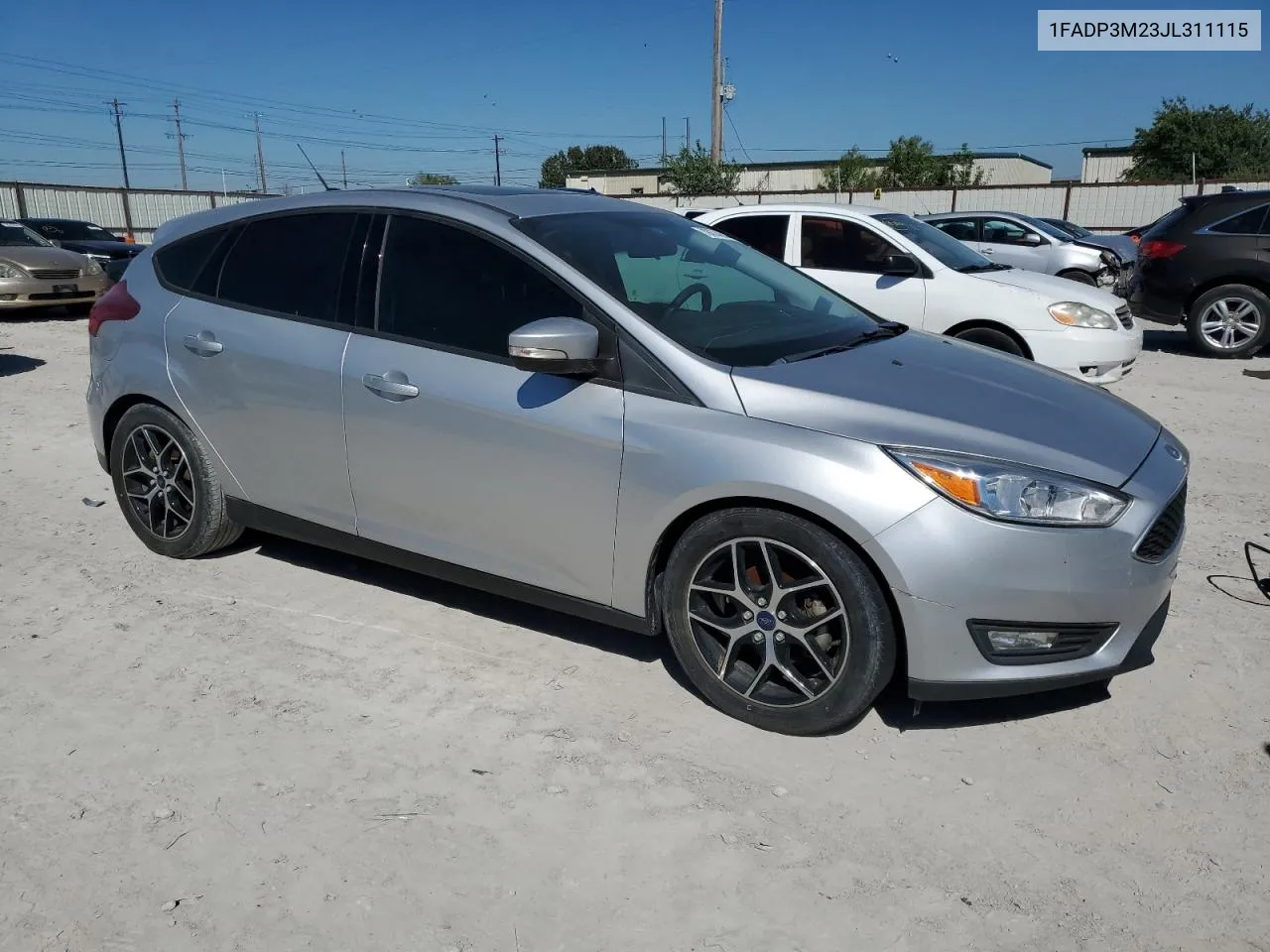 2018 Ford Focus Sel VIN: 1FADP3M23JL311115 Lot: 70674844