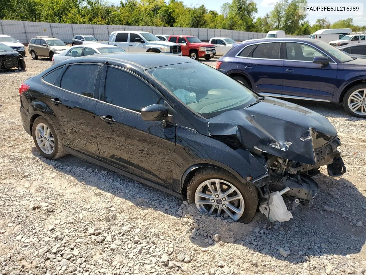 2018 Ford Focus Se VIN: 1FADP3FE6JL216989 Lot: 70762834