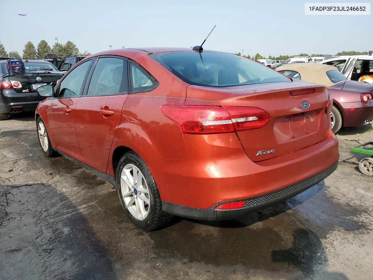 2018 Ford Focus Se VIN: 1FADP3F23JL246652 Lot: 70993724