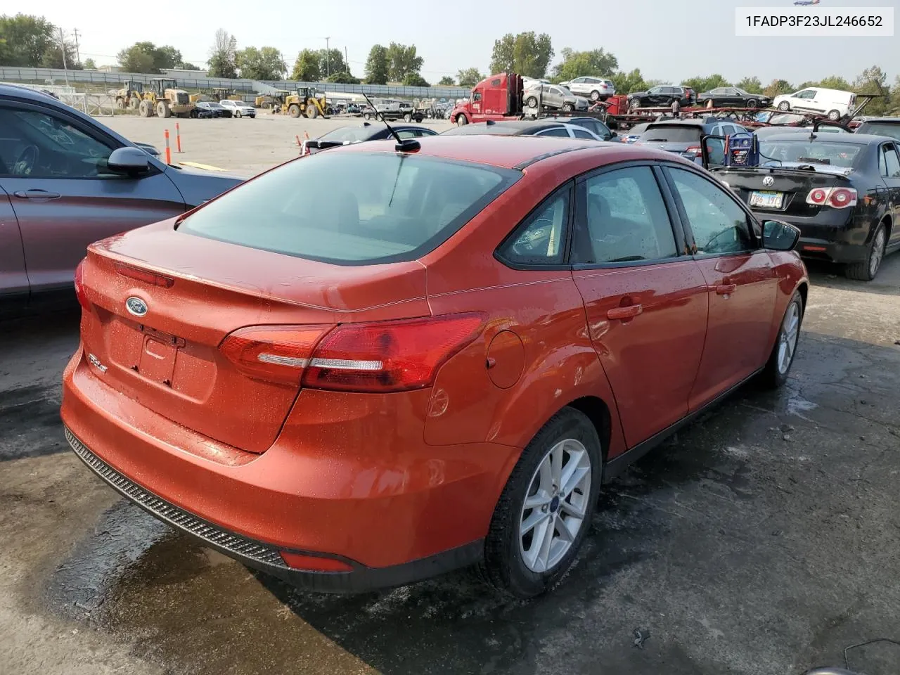 2018 Ford Focus Se VIN: 1FADP3F23JL246652 Lot: 70993724