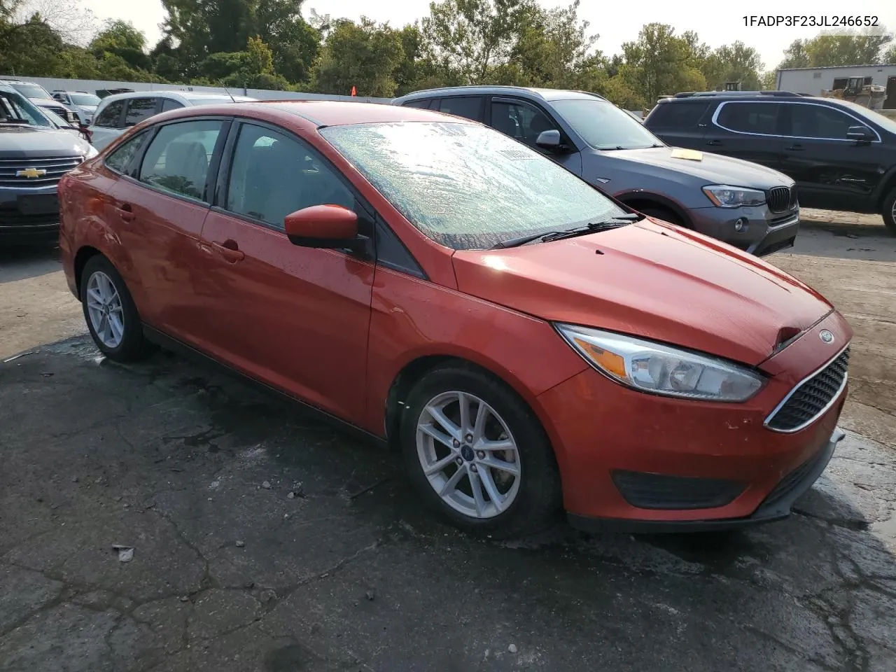 2018 Ford Focus Se VIN: 1FADP3F23JL246652 Lot: 70993724