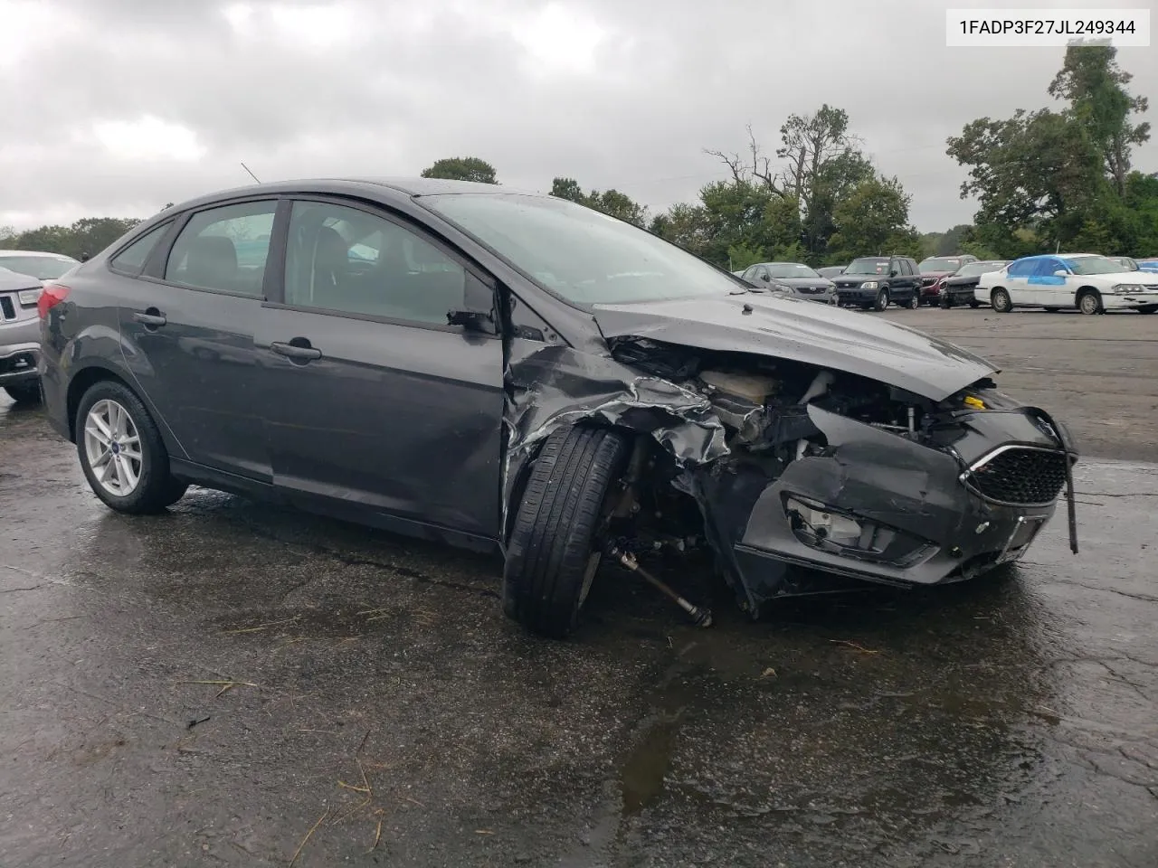 2018 Ford Focus Se VIN: 1FADP3F27JL249344 Lot: 70998934