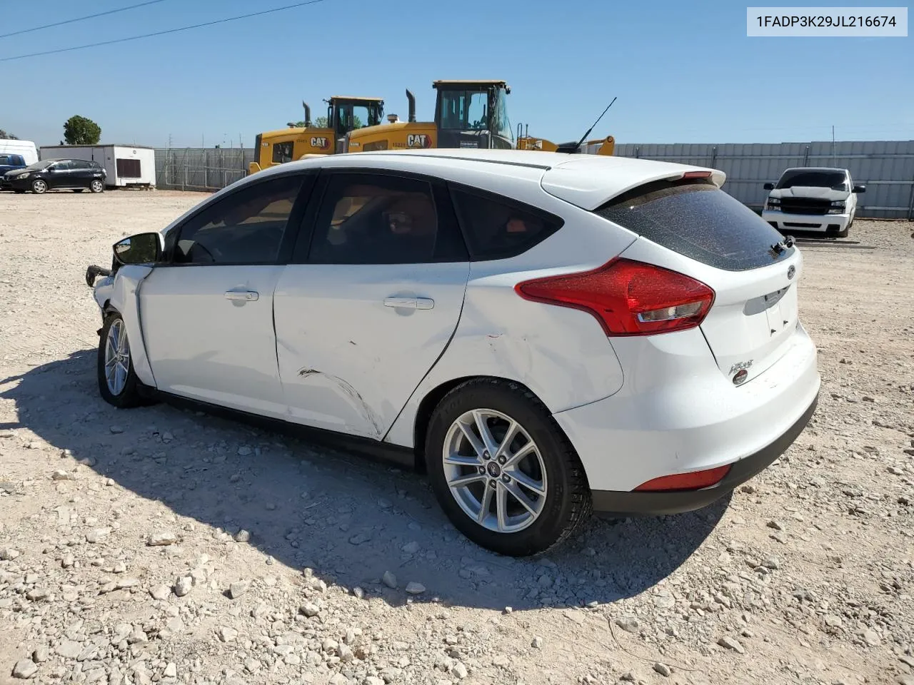 2018 Ford Focus Se VIN: 1FADP3K29JL216674 Lot: 71055574