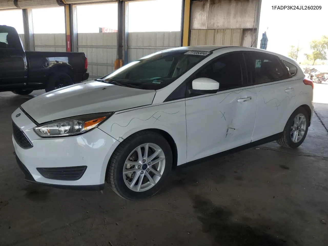 1FADP3K24JL260209 2018 Ford Focus Se